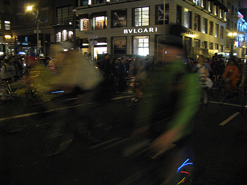 Ghosts speed past Union Square...