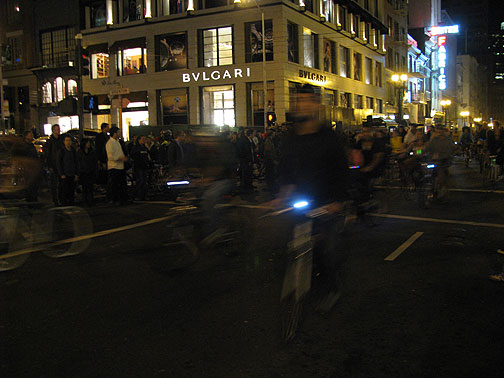 More ghostly bikes at Union Square.